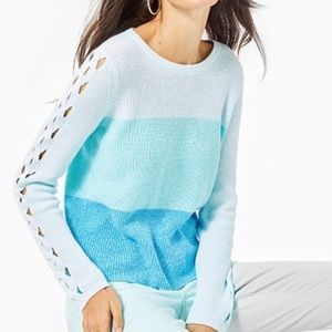 NEW- Lilly Pulitzer blue ombré sweater size XXS